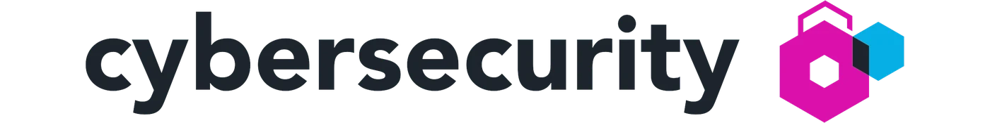 cybersecurity capability logo with a hexagon lock icon