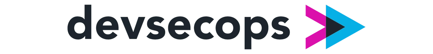 devsecops capability logo with a double-chevron icon