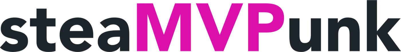 steaMVPunk wordmark with MVP highlighted in magenta